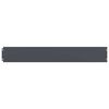 vidaXL Lawn Edgings 50 pcs Anthracite 15x103 cm Cold-rolled Steel