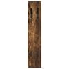 vidaXL Wall-Mounted Coat Rack Smoked oak 20 x 1.5 x 100 cm