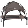 vidaXL Dog Bed Folding Manual Brown 62 x 48 x 61 cm Steel