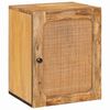 vidaXL Bathroom Hanging Cabinet Brown 38 x 33 x 48 cm Solid Mango Wood