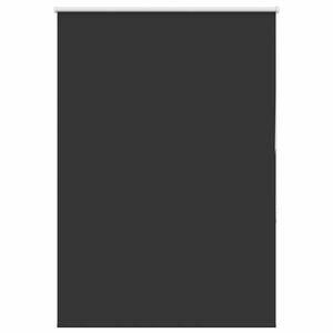 vidaXL Roller Blind Blackout Black 115x130 cm Fabric Width 110.7 cm Polyester