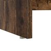 vidaXL Desk with Shelf Smoked Oak 120.5 x 44 x 88.5 cm Engineered Wood