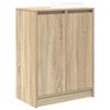 vidaXL Shoe Cabinet Sonoma Oak 57x34x76 cm Engineered Wood