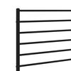 vidaXL Metal Headboard Black 75 cm
