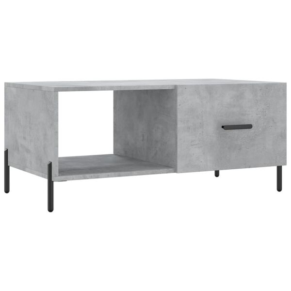 vidaXL Coffee Table Concrete Grey 90x50x40 cm Engineered Wood