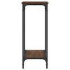 vidaXL Console Table Brown Oak 75x30.5x75 cm Engineered Wood