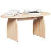 vidaXL Coffee Table Brown 80 x 40 x 35 cm Solid Pine Wood