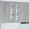 vidaXL Hanging Cabinet Grey Sonoma 60 x 31 x 100 cm Engineered Wood