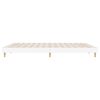vidaXL Bed Frame without Mattress White 140x200 cm Engineered Wood