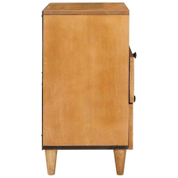 vidaXL Bedside Cabinet Light Brown 50 x 33 x 62 cm Solid Acacia wood