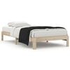 vidaXL Bed Frame without Mattress Solid Wood Pine 100x200cm