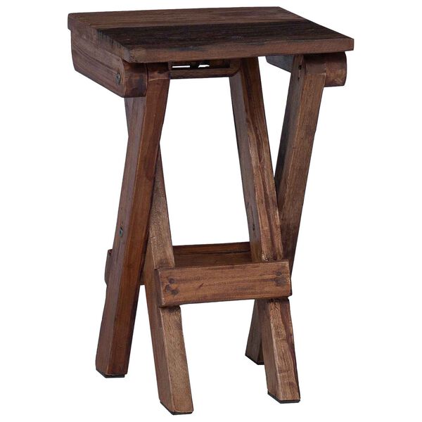 vidaXL Stool Natural 30 x 30 x 48 cm Solid Reclaim wood