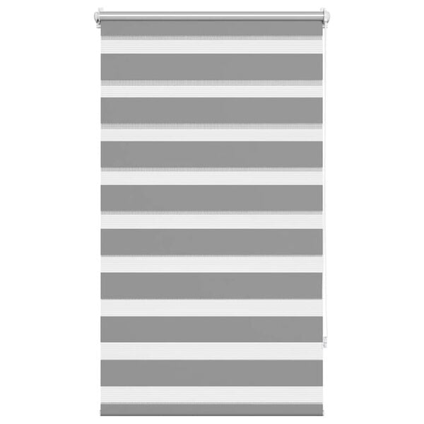 vidaXL Zebra blind 70.9x120 cm Fabric Width 66.7 cm grey