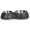 Beeztees Double Feeding Bowl Best Dog 1050 ml 37x22 cm 650396