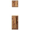 vidaXL Garage Cabinets 2 pcs Old Wood Engineered Wood