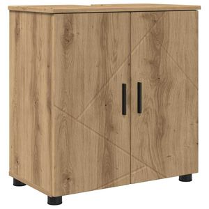 vidaXL Bathroom Cabinet with Storage Artisan Oak 61 x 35 x 64 cm