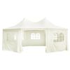 vidaXL Octagonal Party Tent Cream 6 x 4.4 x 3.5 m