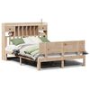 vidaXL Bookcase Bed without Mattress 150x200 cm King Size Solid Wood Pine