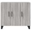 vidaXL Sideboard Grey Sonoma 90x34x80 cm Engineered Wood