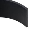 vidaXL Rubber Edge for Snow Plow Black 200x15x1 cm