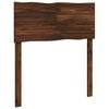 vidaXL Live Edge Headboard ROSTOCK Dark Brown 100 cm Solid Acacia Wood