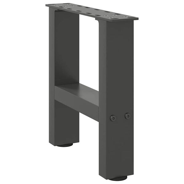 vidaXL Coffee Table Legs Anthracite 2 pcs 40x(30-31) cm Steel