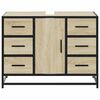 vidaXL Bathroom Sink Cabinet Sonoma Oak 80x33x60 cm Engineered Wood