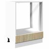 vidaXL Oven Cabinet Sonoma Oak 60x46x81,5 cm Engineered Wood