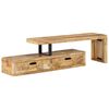 vidaXL TV Stand (118-200)x30x40 cm Solid Wood Mango