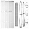 vidaXL Ground Fix Welded Wire Fence 25 x 1.4 m (W x H)
