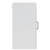 vidaXL Kitchen Wall Cabinet Lucca High Gloss White Engineered Wood