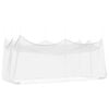vidaXL Garden Mosquito Net 220 mesh White 3 x 6 x 2.5 m Polyester