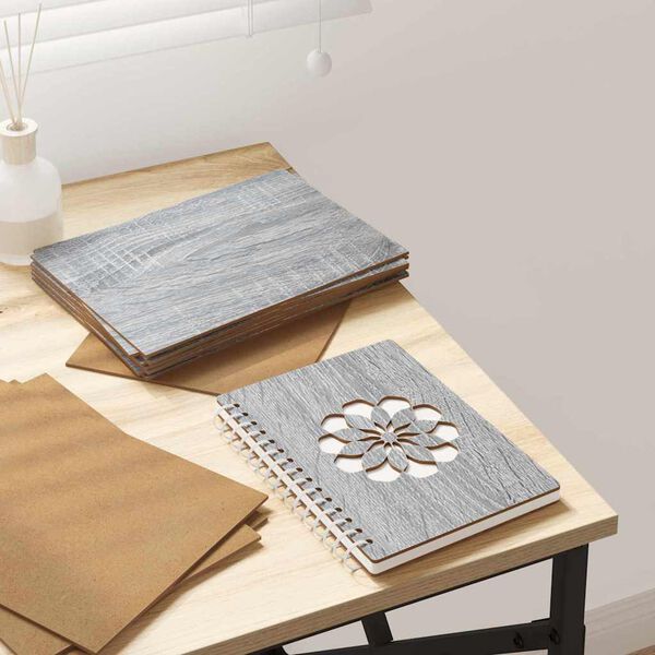 vidaXL Decor Panels 150 pcs Grey Sonoma 21 x 30 x 0.27 cm