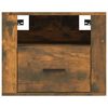 vidaXL Wall-mounted Bedside Cabinets 2 pcs Smoked Oak 50x36x40 cm