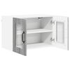 vidaXL Kitchen Cabinet with Shelf 2 pcs Grey Sonoma 60 x 31 x 40 cm