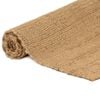 vidaXL Rug Rectangular Natural 180x250 cm Jute