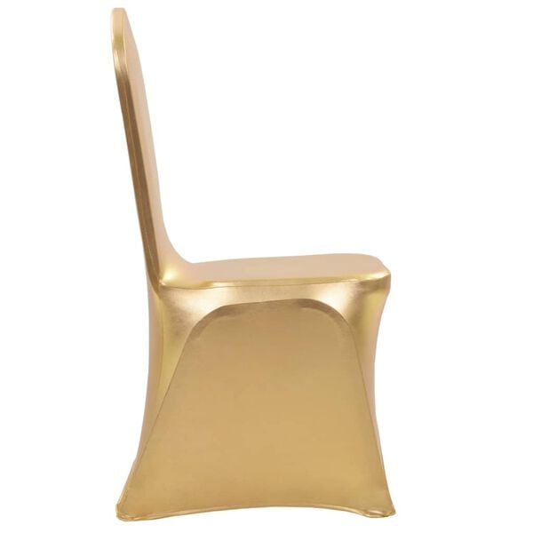 vidaXL 25 pcs Chair Covers Stretch Gold