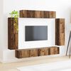 vidaXL TV Cabinet 8 pcs Old Wood