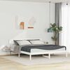 vidaXL Bed Frame with Headboard White 180 x 200 cm Solid Pine Wood