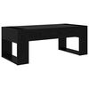 vidaXL Coffee Table Black Oak 110 x 50 x 41 cm Engineered Wood