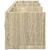 vidaXL Wall Cabinets 2 pcs Sonoma Oak 75x18x16.5 cm Engineered Wood