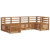 vidaXL Sofa Sets 6 pcs Natural Solid Acacia Wood
