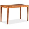 vidaXL Dining Table Solid Wood 118x60x76 cm