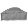 vidaXL Pallet Cushion Set 2 pcs Grey 200 x 40 x 8 cm Oxford fabric