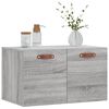 vidaXL Wall Cabinet Grey Sonoma 60x36.5x35 cm Engineered Wood