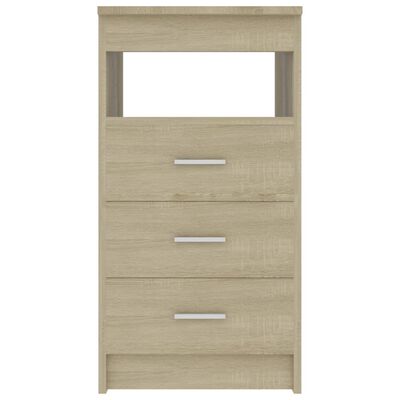 vidaXL Drawer Cabinet Sonoma Oak 40x50x76 cm Engineered Wood
