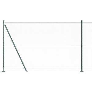 vidaXL Welded Wire Fence with Concrete Base 100 x 1.4 m (W x H)