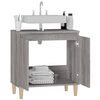 vidaXL Sink Cabinet Grey Sonoma 58x33x60 cm Engineered Wood