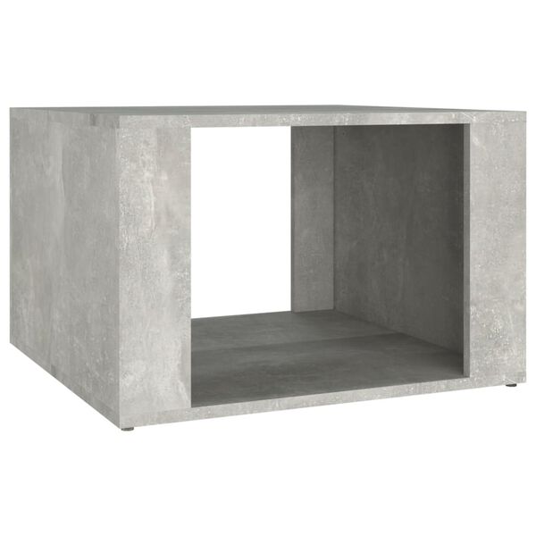 vidaXL Bedside Table Concrete Grey 57x55x36 cm Engineered Wood
