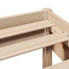 vidaXL Bed Frame without Mattress 135x190 cm Double Solid Wood Pine